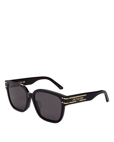 DIOR The DiorSignature S7F 58mm Square Sunglasses.